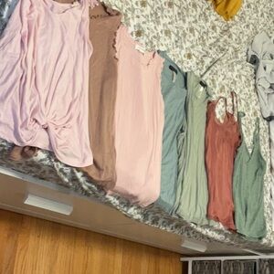 Variety of tank tops